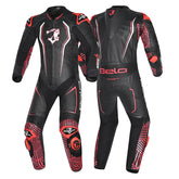 BELA MONO 1 PC NORTH STAR Moto Fatos Preto Branco Vermelho - Imagem dupla de ternos